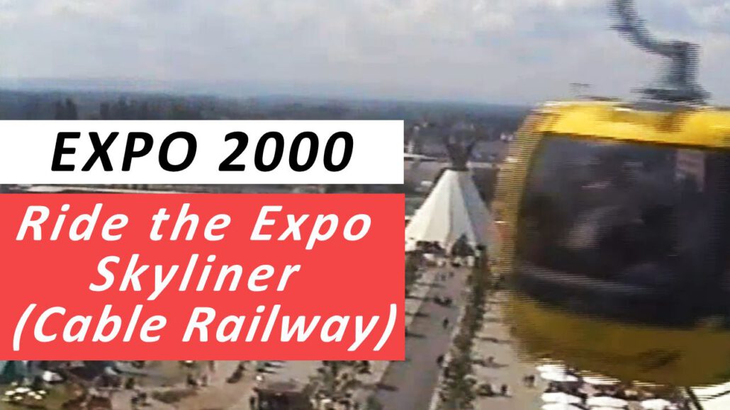 Die gelbe EXPO-Seilbahn: Zur EXPO 2000