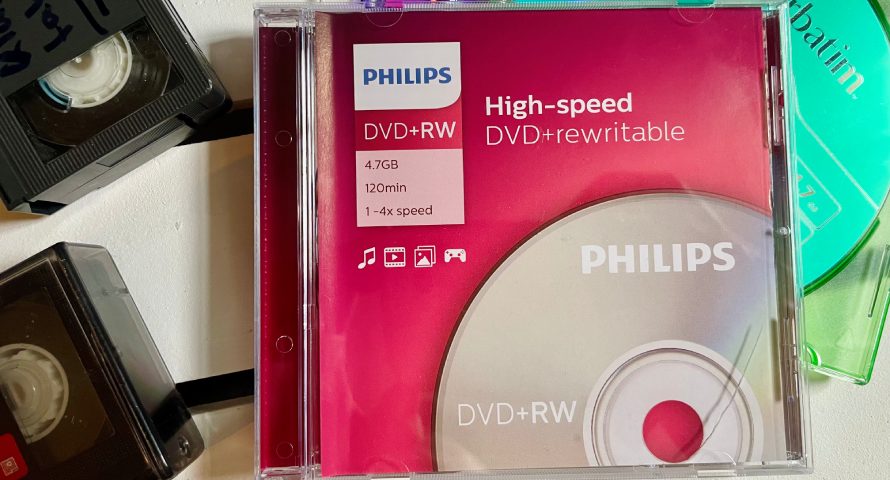 Typische DVD-Rohlinge - hier als RW-Version.