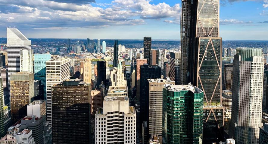 Bild Ausblick Top of the Rock New York