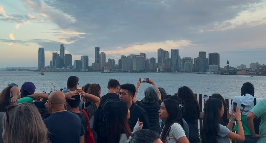 Little Island am frühen Abend